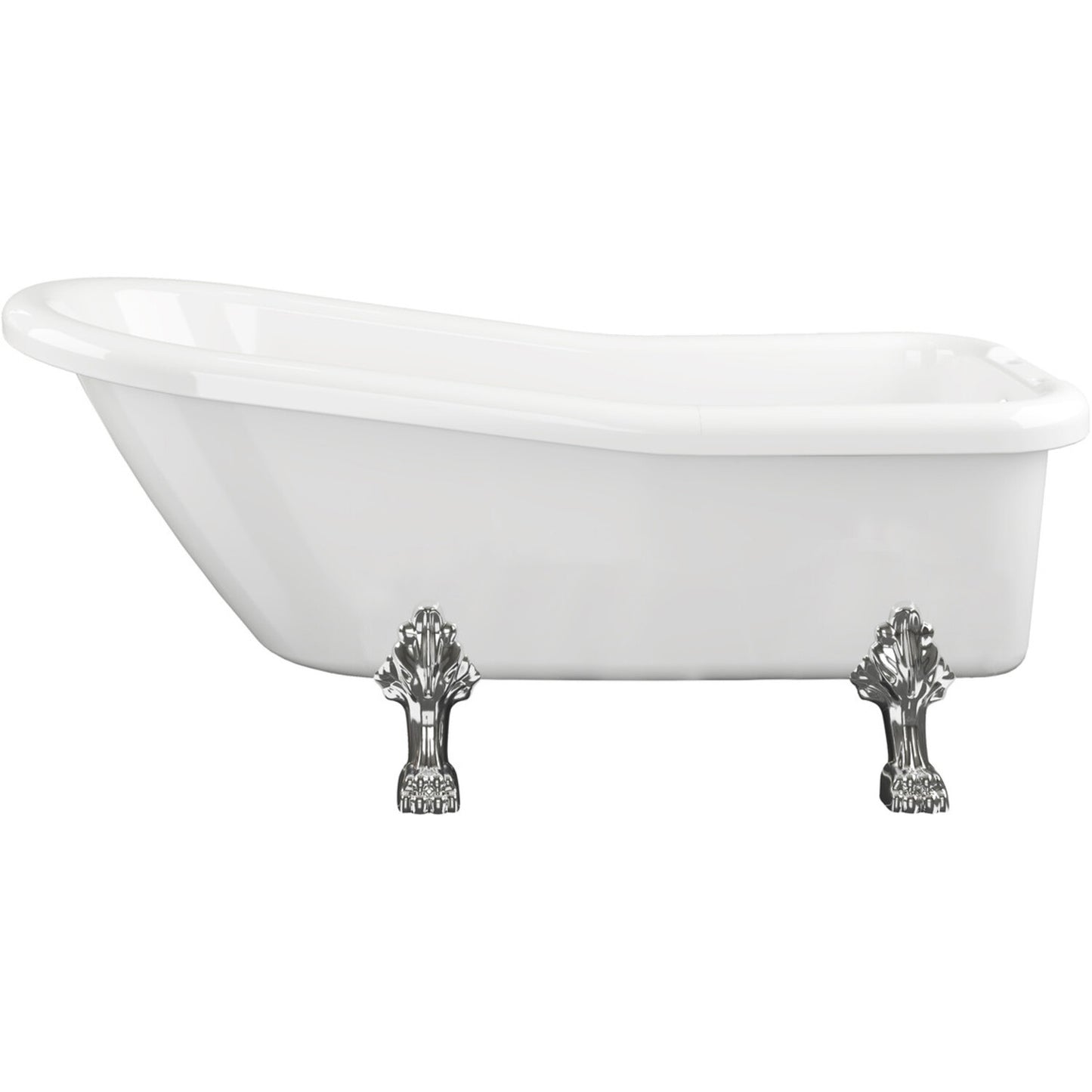 Caldra Freestanding 1530x670x760mm 2 Tap Hole Bath w/Feet