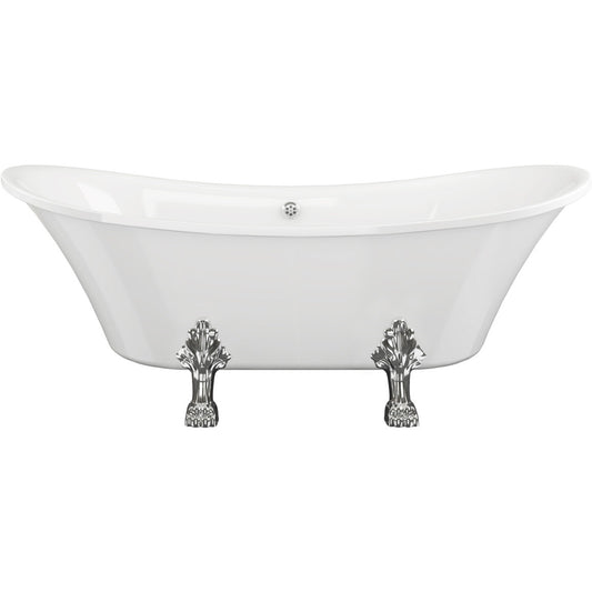 Isara Freestanding 1760x710x775mm 0 Tap Hole Bath w/Feet