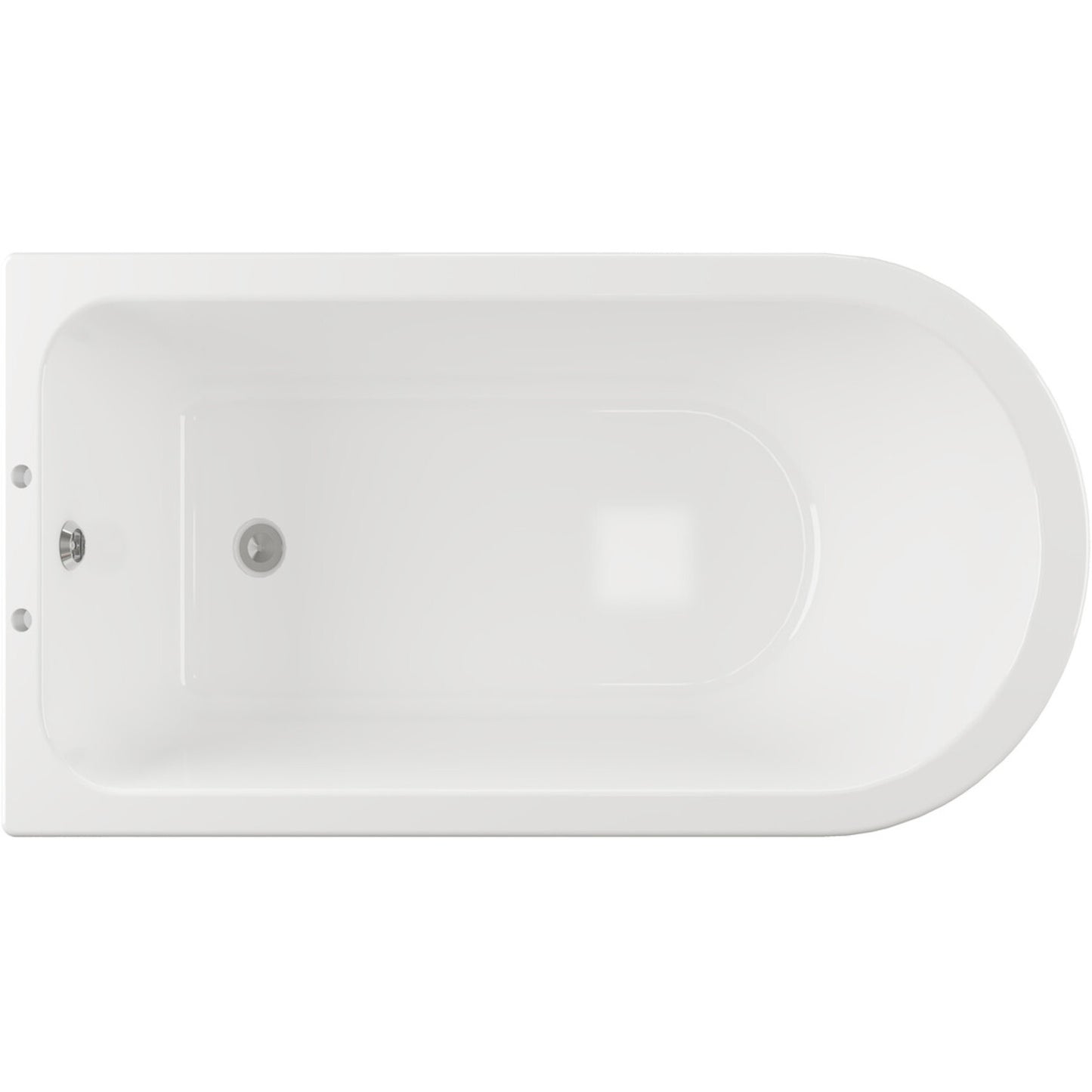 Evania Freestanding 2 Tap Hole Corner Bath W/Feet
