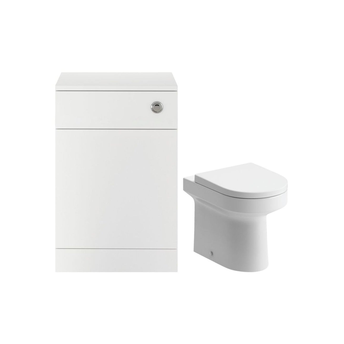 Yuna 500mm WC Unit & BTW Pan Pack - White Gloss