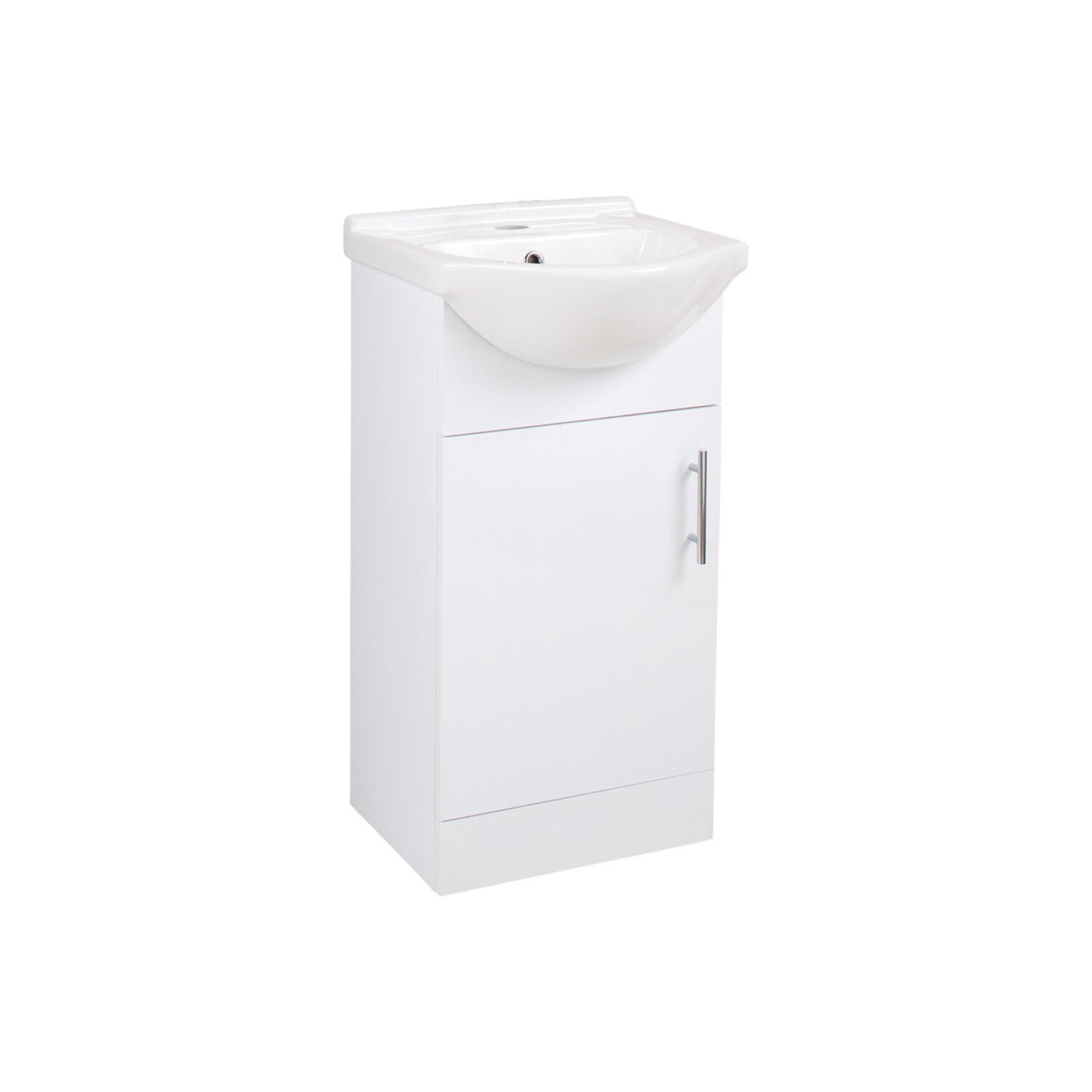 Yuna 450mm Basin Unit & Basin - White Gloss