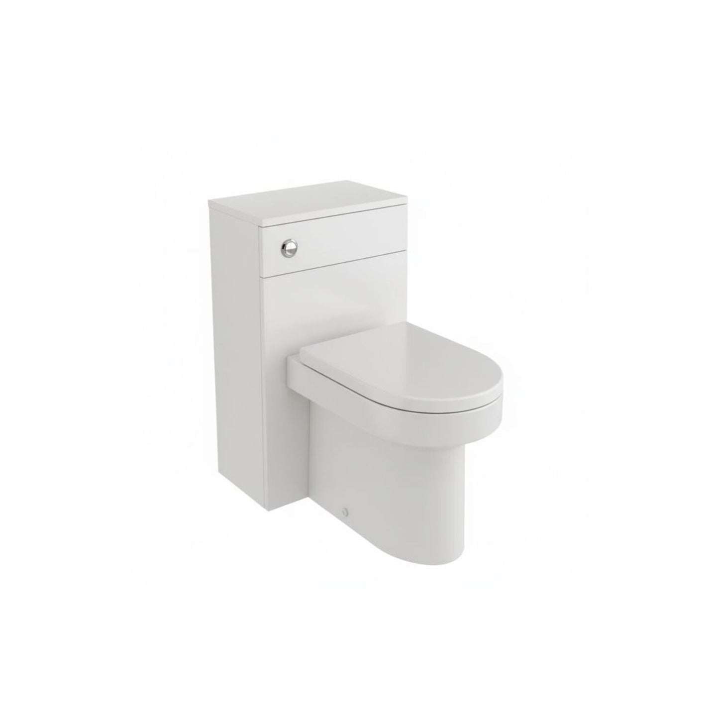 Yuna 560mm Basin Unit & WC Unit Pack - White Gloss