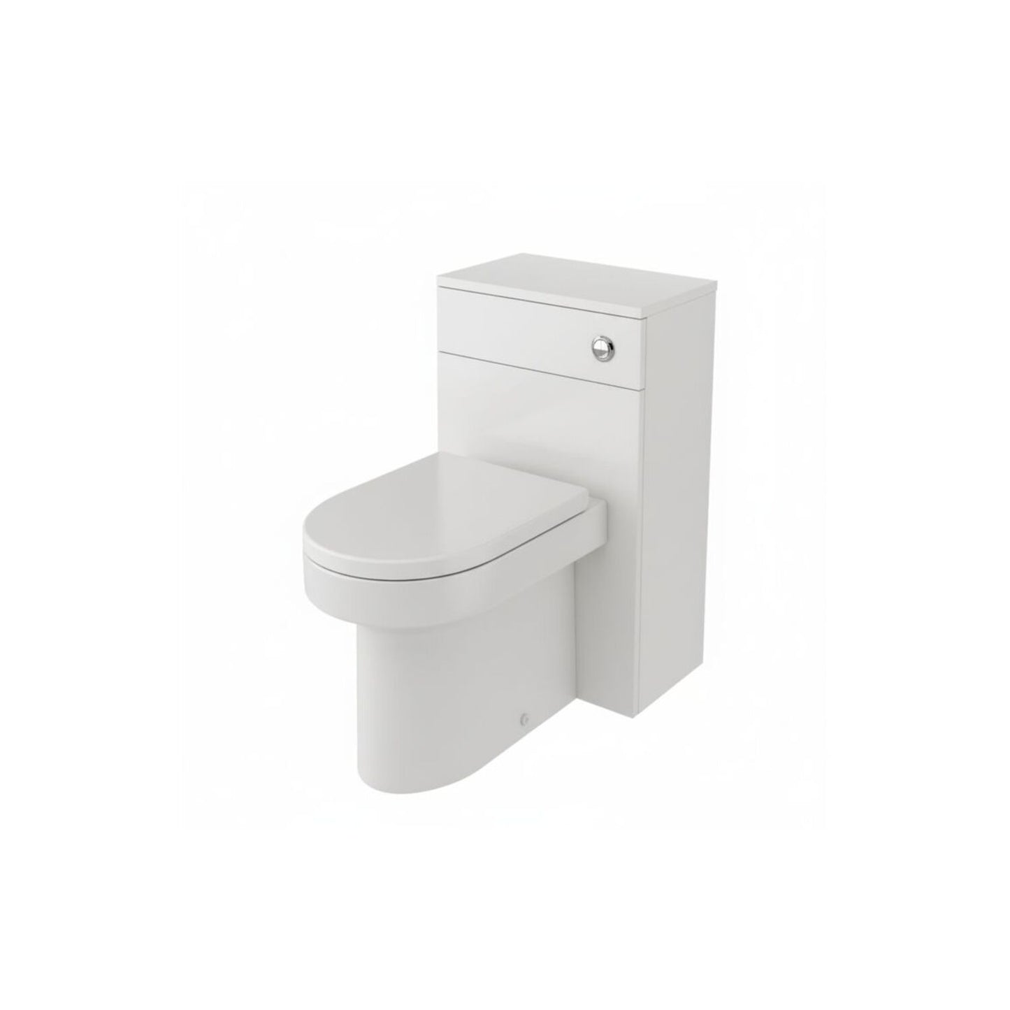 Yuna 650mm Basin Unit & WC Unit Pack - White Gloss