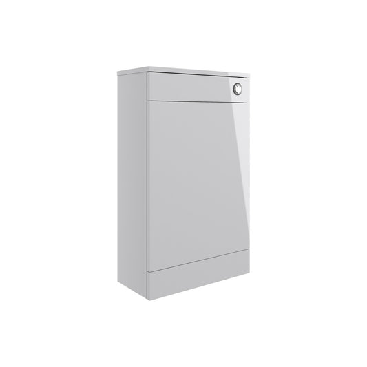 Zenari 500mm Floor Standing WC Unit - Grey Gloss