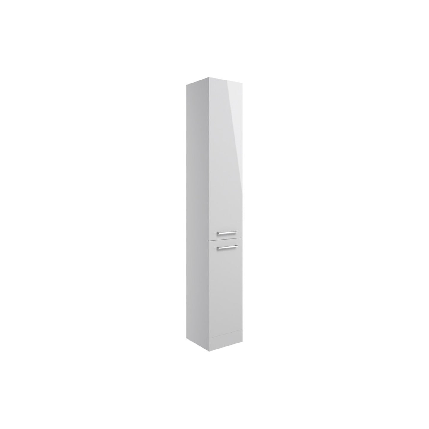 Zenari 350mm Floor Standing 2 Door Tall Unit - Grey Gloss