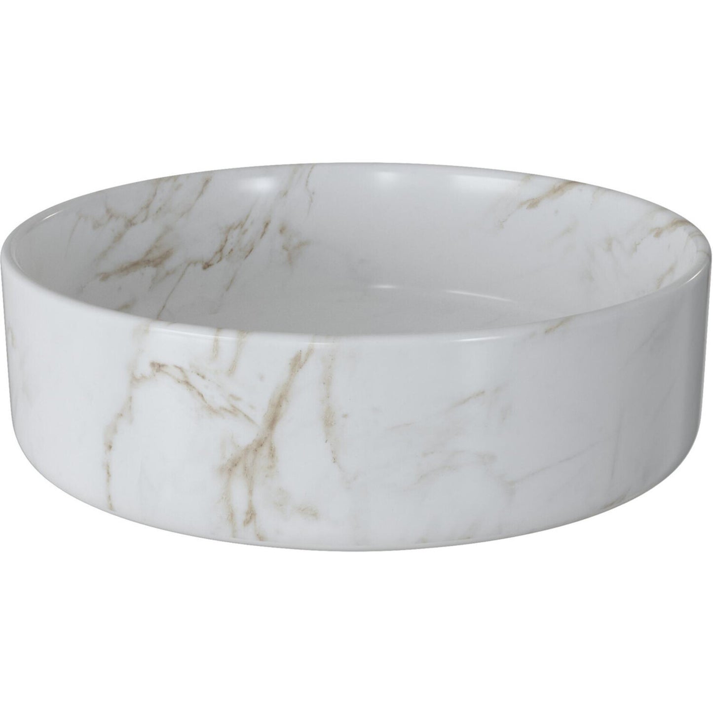 Liora Ceramic Round Washbowl & Waste