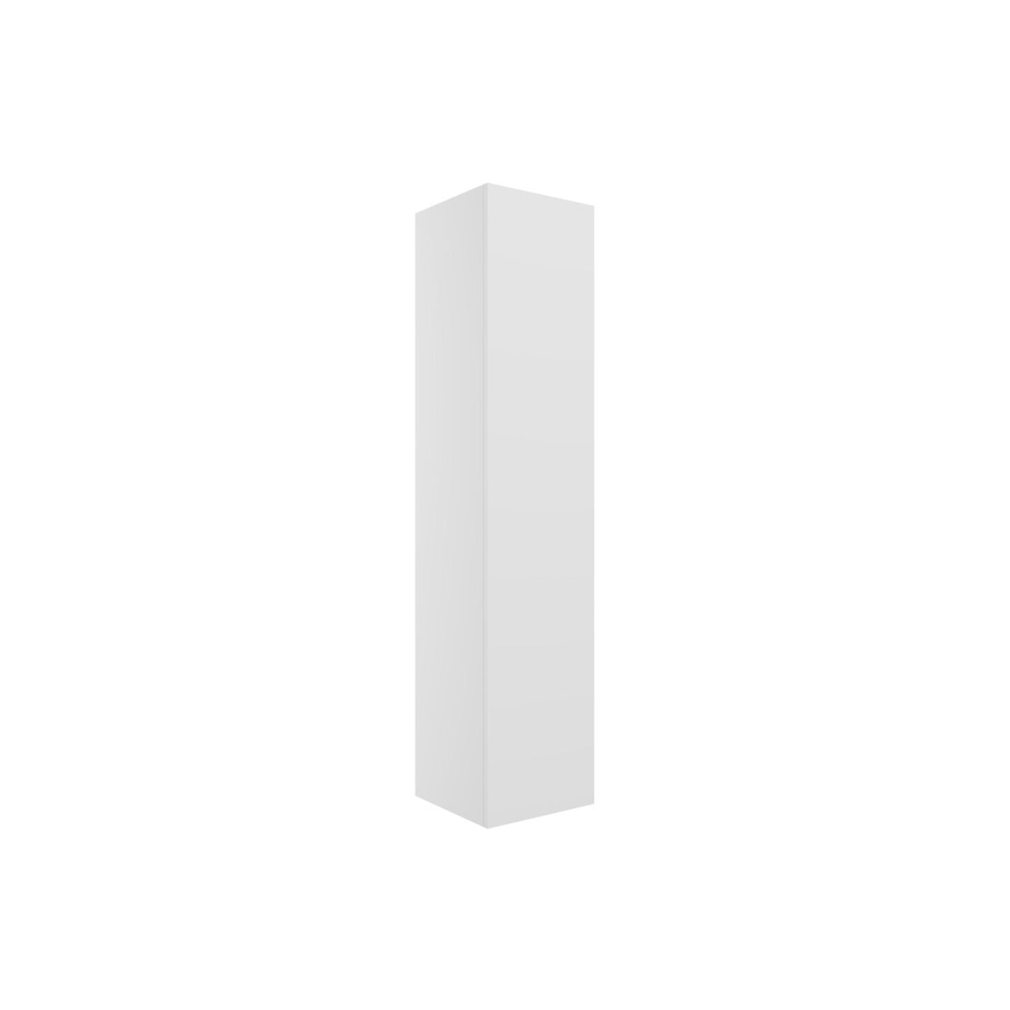 Tavira 350mm Wall Hung 1 Door Tall Unit - Matt White