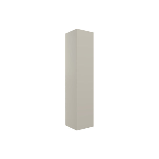 Tavira 350mm Wall Hung 1 Door Tall Unit - Matt Latte