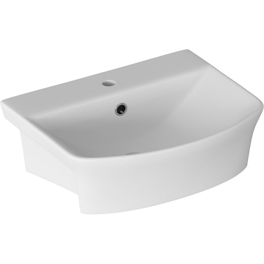 Sanja 1 Tap Hole Semi Recessed Basin 500X400mm