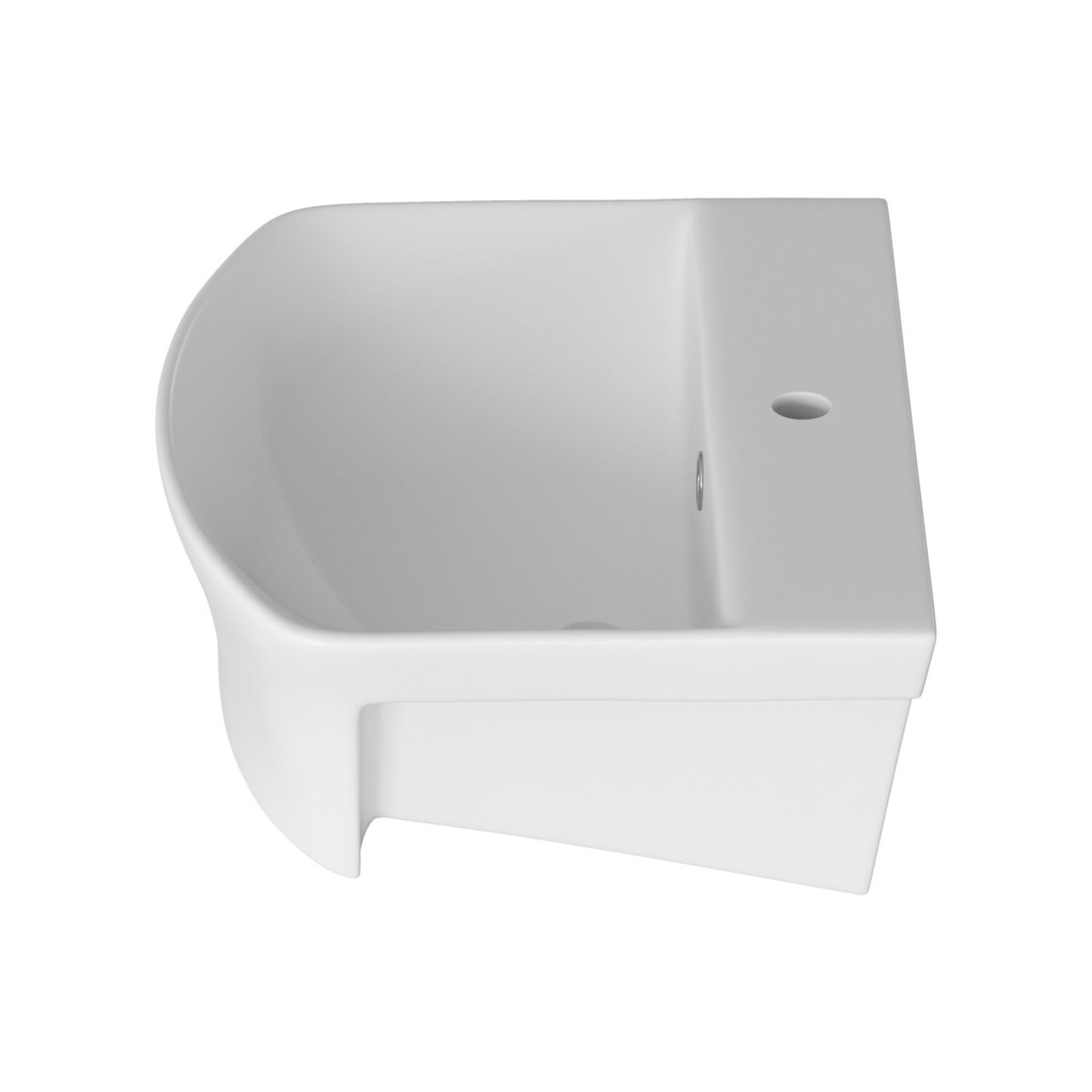 Sanja 1 Tap Hole Semi Recessed Basin 500X400mm