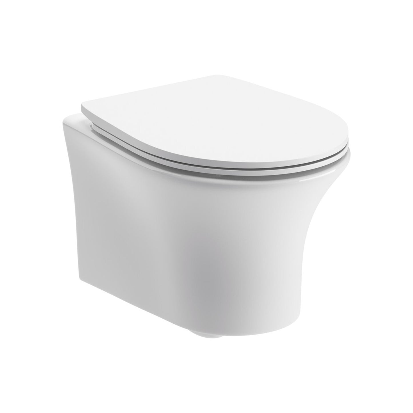 Sanja Rimless Wall Hung WC & Soft Close Seat