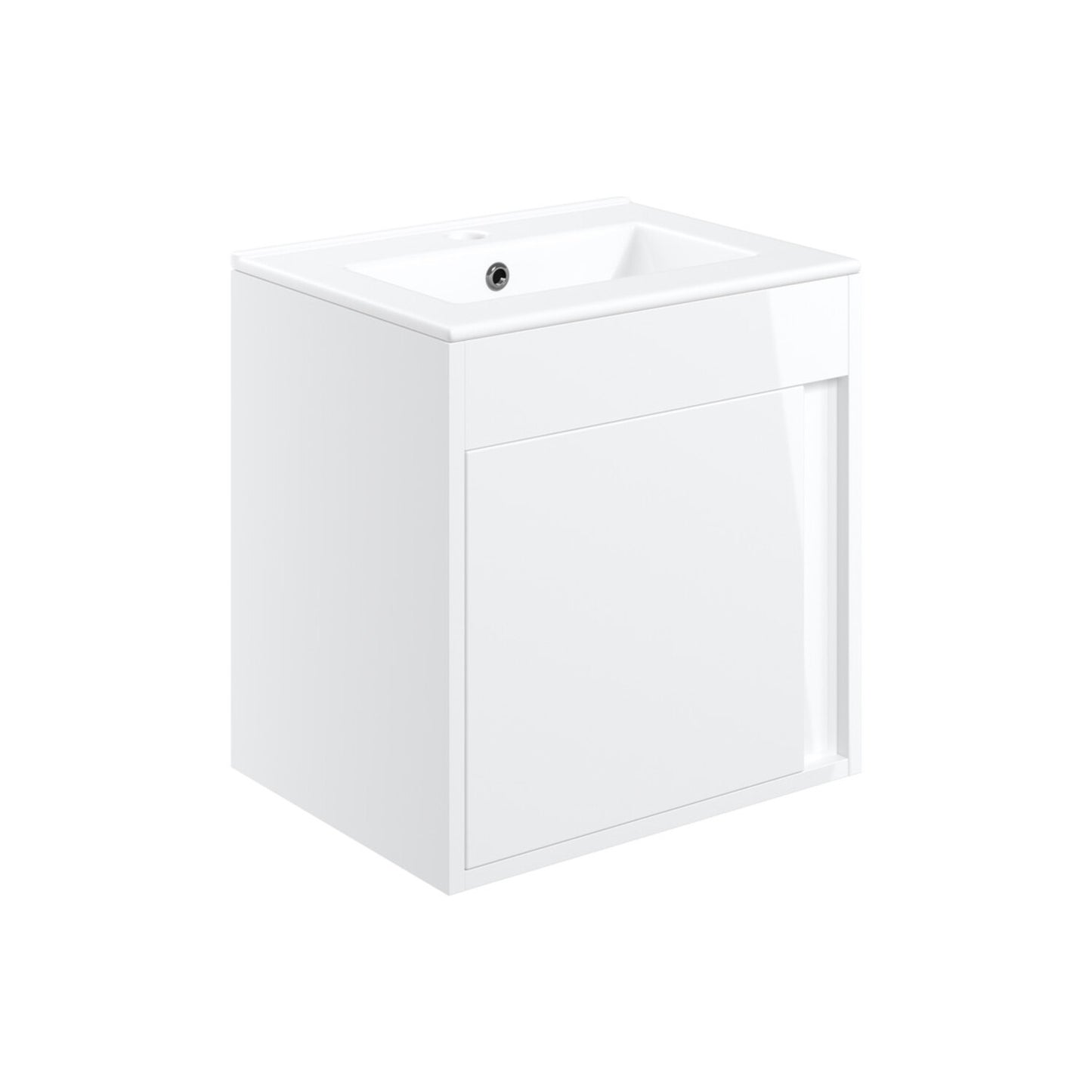 Kavena 510mm Wall Hung Unit Inc. Basin - White Gloss