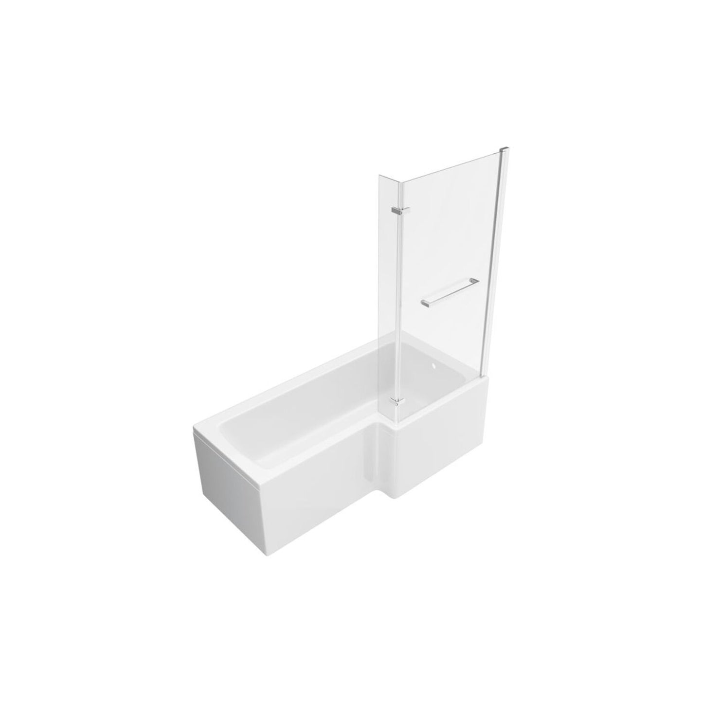 Vessari L Shape 0 Tap Hole Shower Bath Pack L 1700 X W 850 X H 560mm