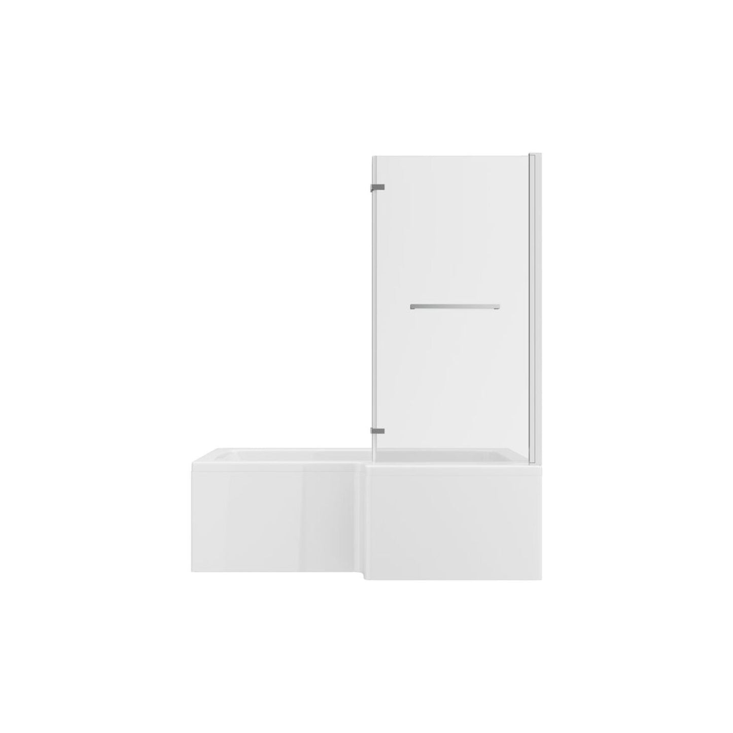Vessari L Shape 0 Tap Hole Shower Bath Pack L 1700 X W 850 X H 560mm