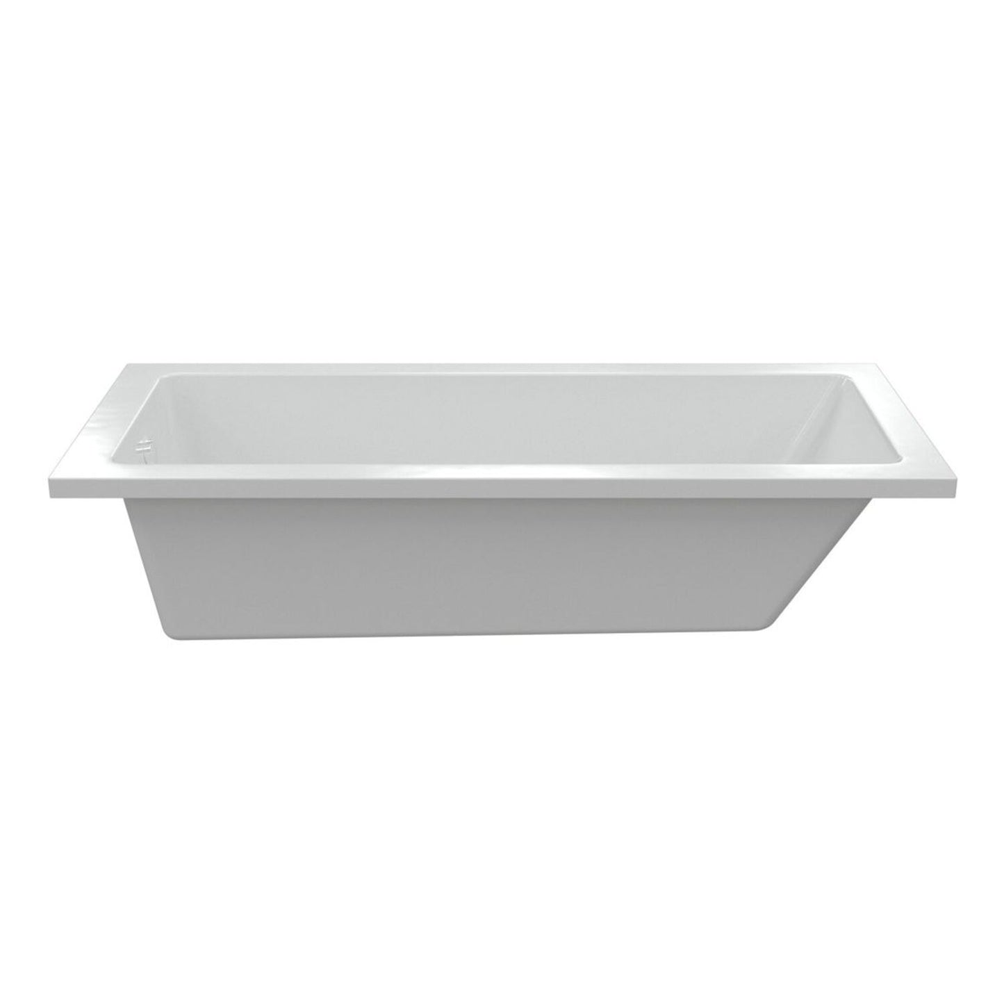 Vessari Square Single End 0 Tap Hole Bath W/Legs