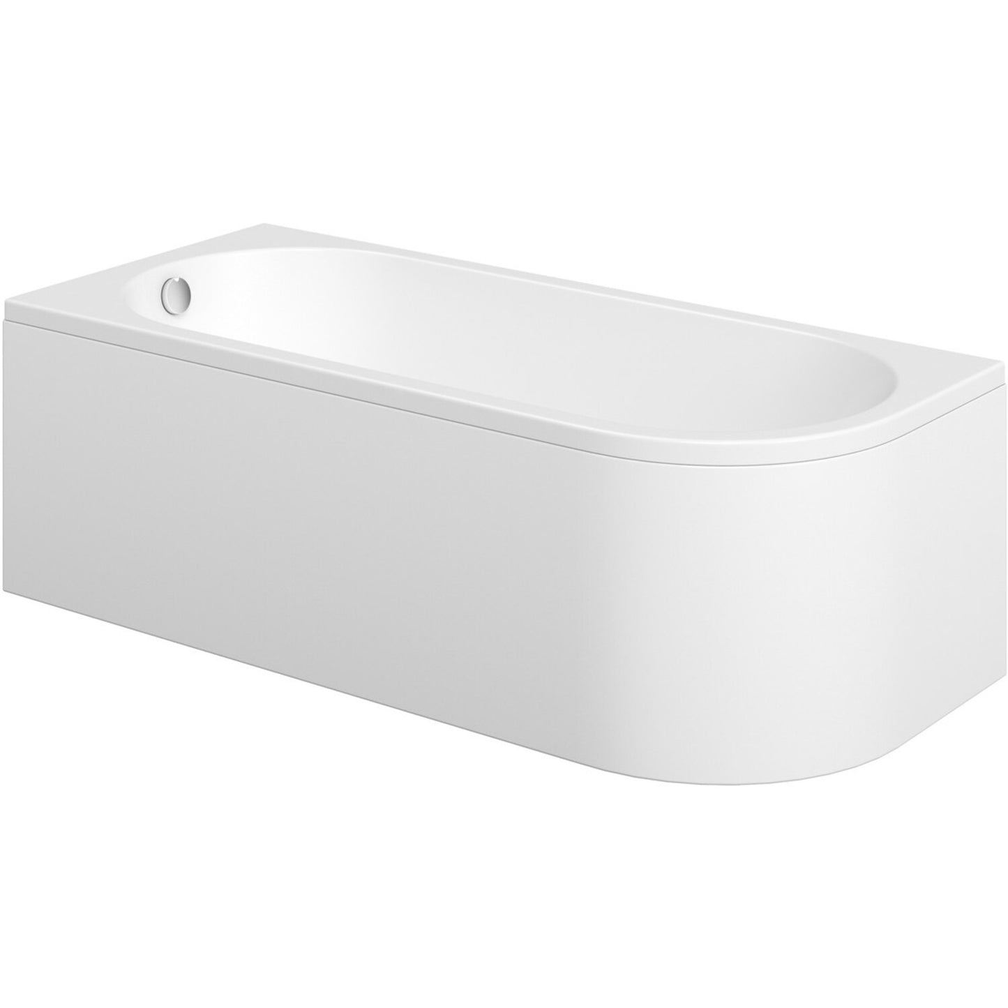 Caelith J Shape 0 Tap Hole Bath W/Legs