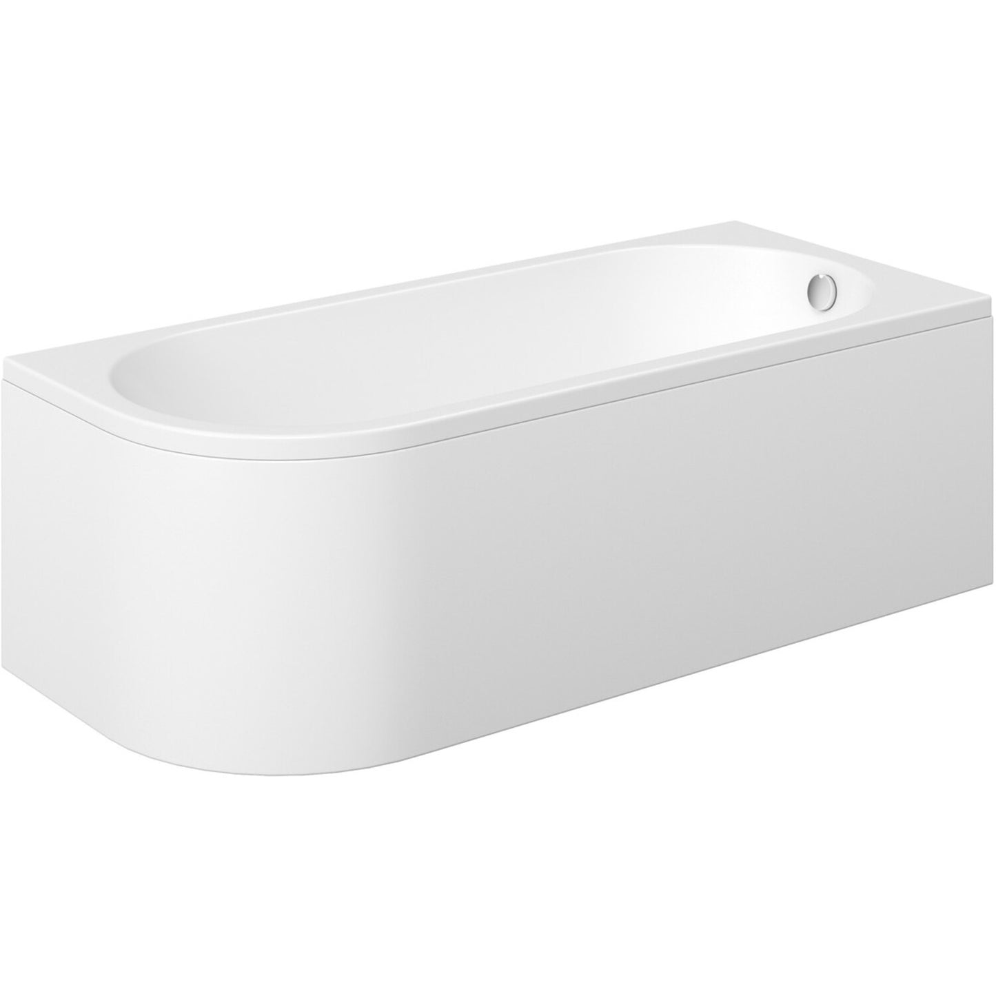 Caelith J Shape 0 Tap Hole Bath W/Legs