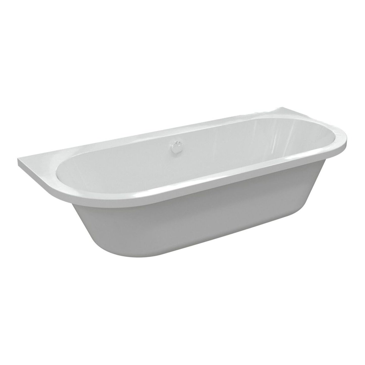 Amelari Back To Wall 1700x750x600mm 0 Tap Hole Bath w/Legs