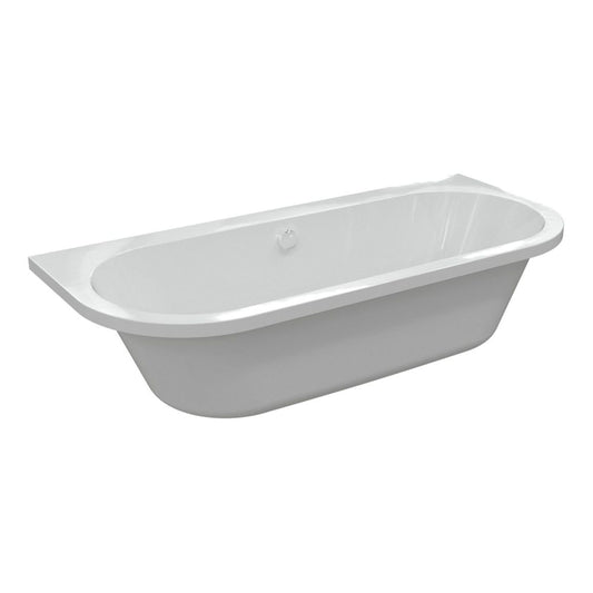 Amelari Back To Wall SUPERCAST 1700x750x600mm 0 Tap Hole Bath w/Legs