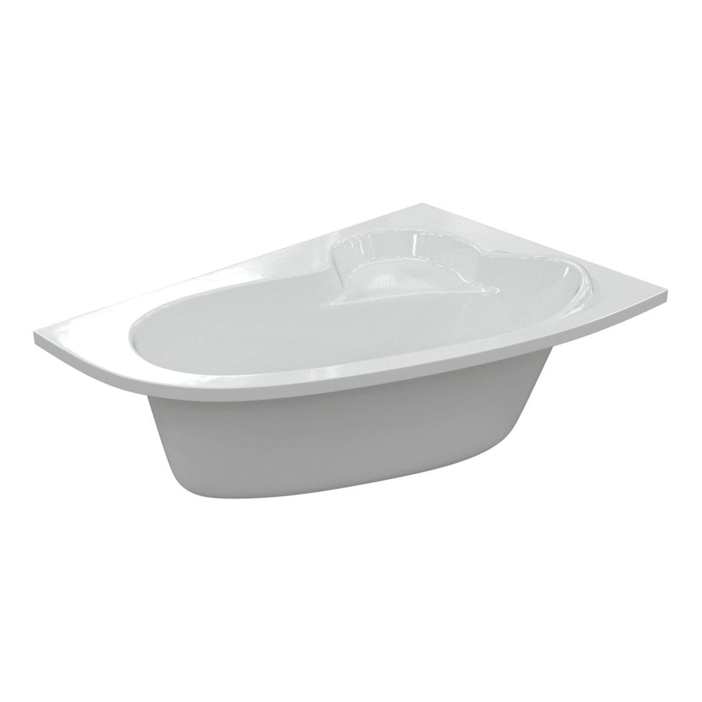 Urenia 0 Tap Hole Offset Corner Bath W/Legs L 1500 X W 950 X H 600mm