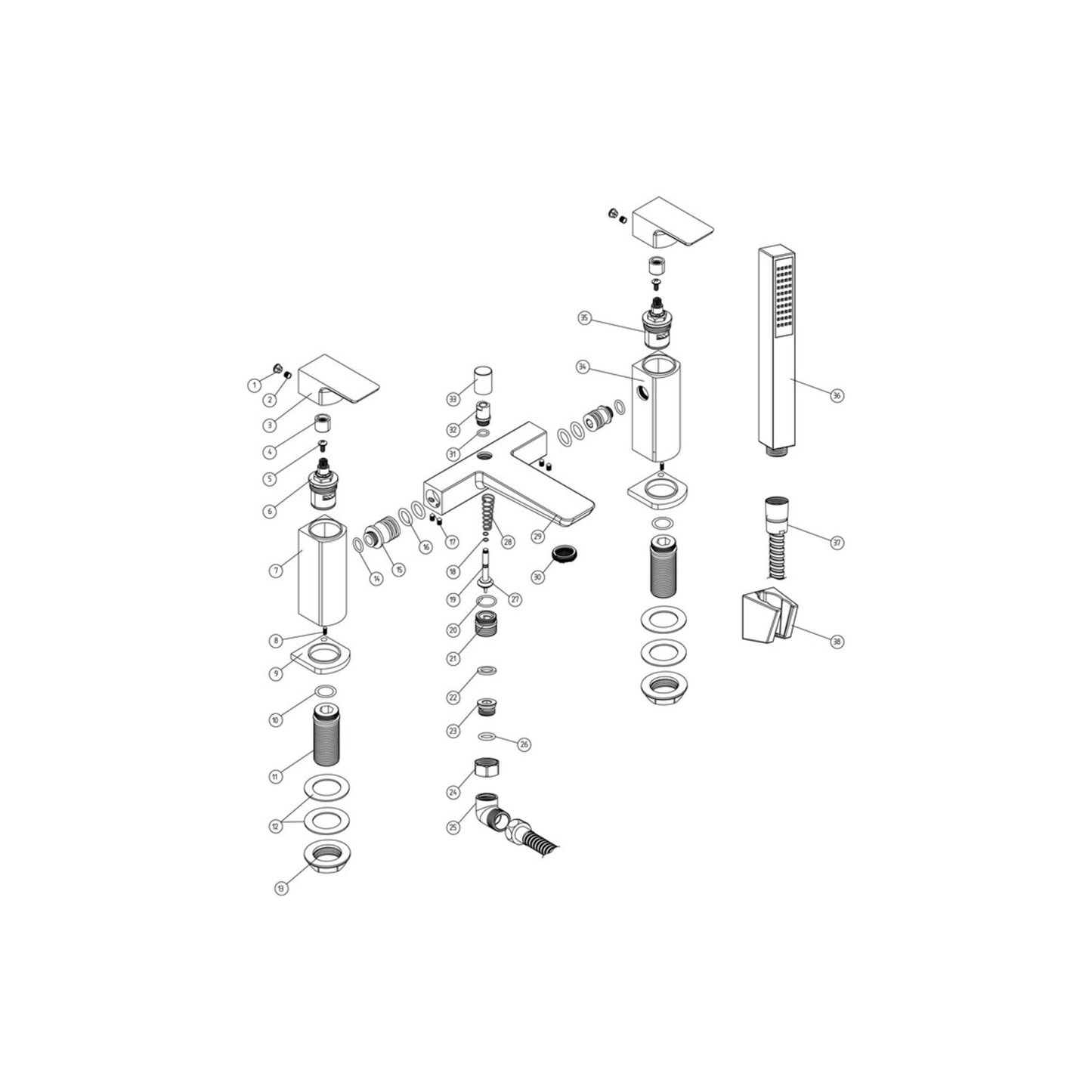 Dorell Bath/Shower Mixer