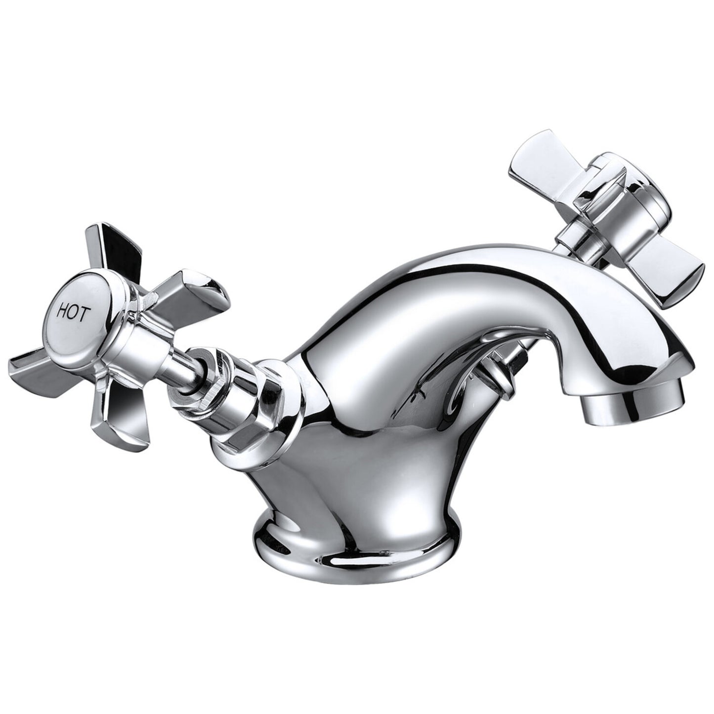 Elvra Basin Mixer & Waste - Chrome
