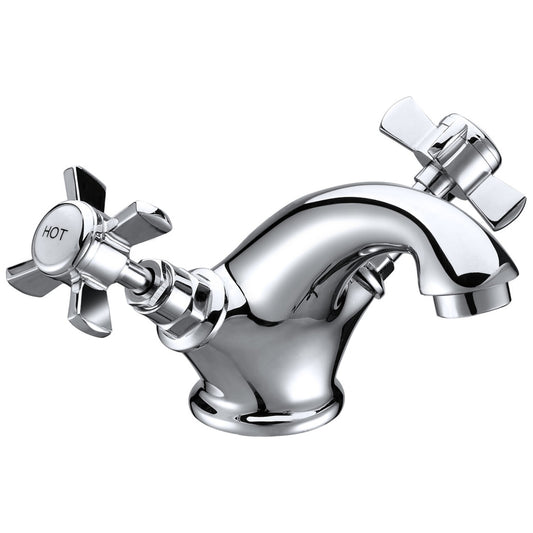 Elvra Basin Mixer & Waste - Chrome