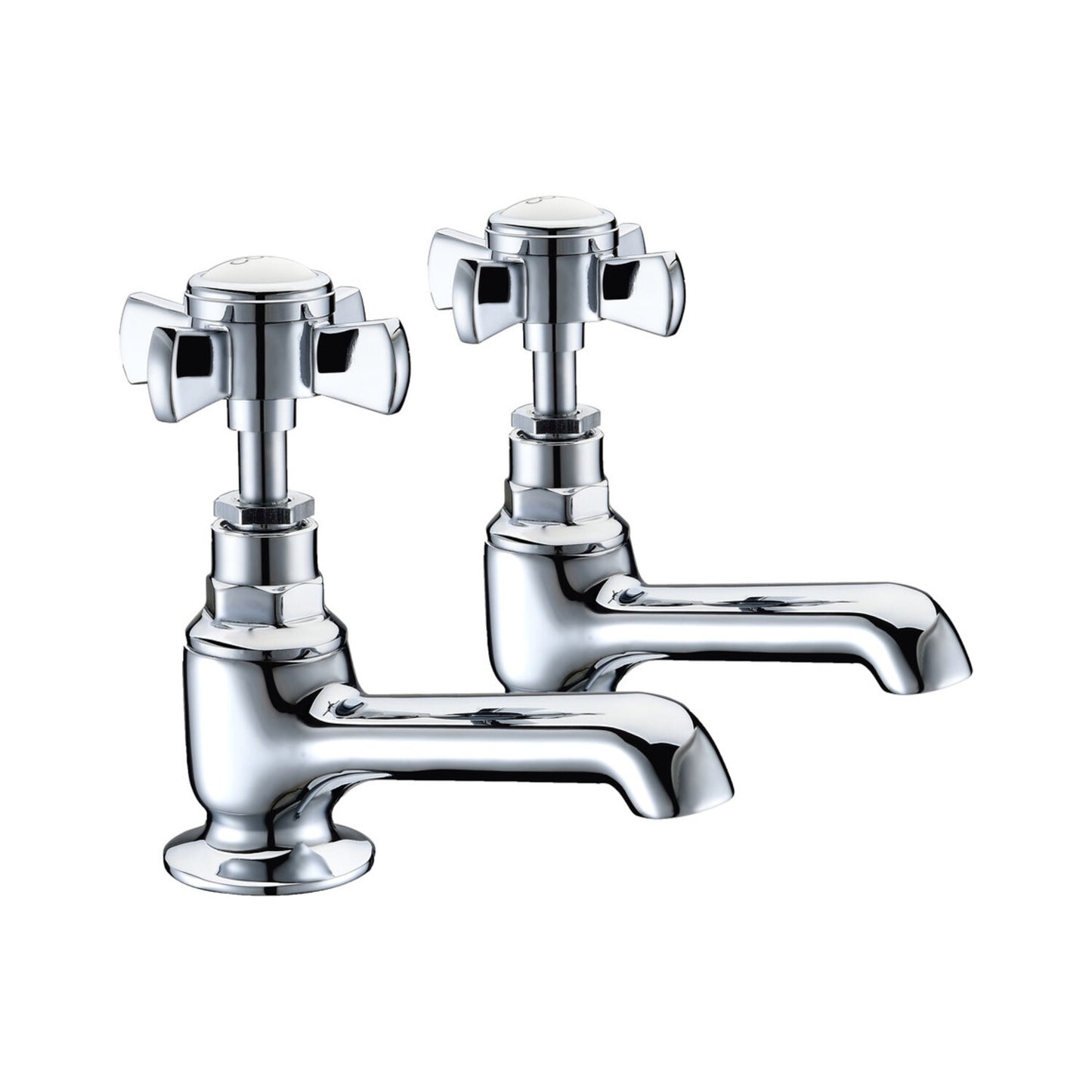 Elvra Bath Taps - Chrome