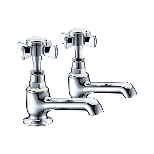 Elvra Bath Taps - Chrome
