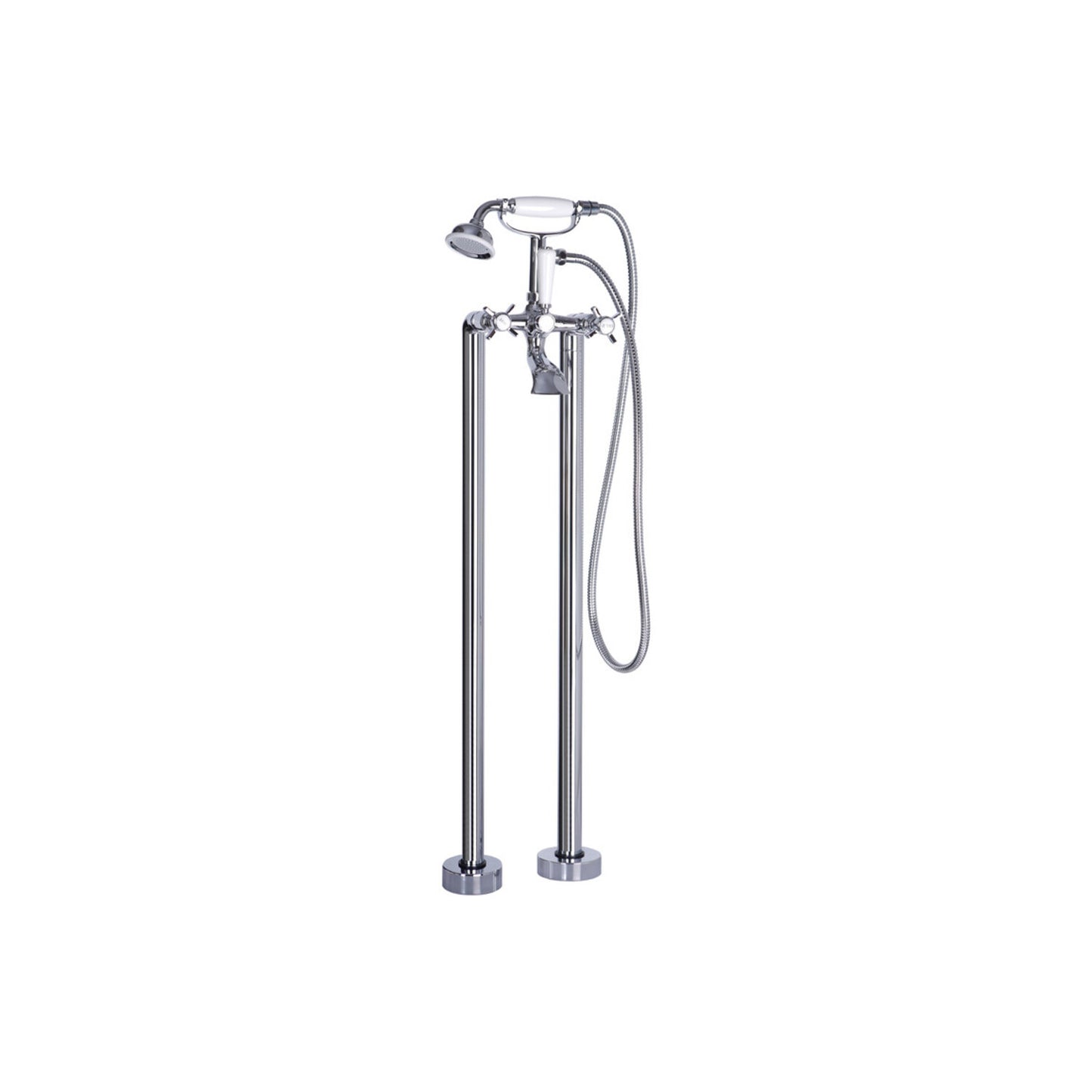 Elvra Floor Standing Bath/Shower Mixer - Chrome