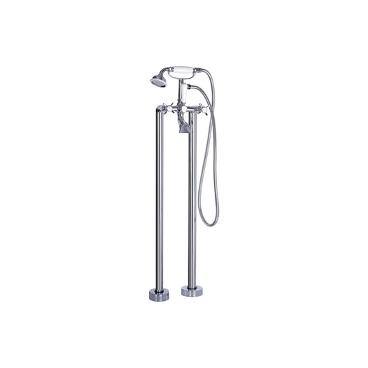 Elvra Floor Standing Bath/Shower Mixer - Chrome