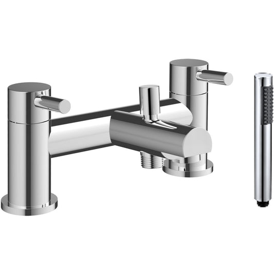 Isari Bath/Shower Mixer & Bracket - Chrome
