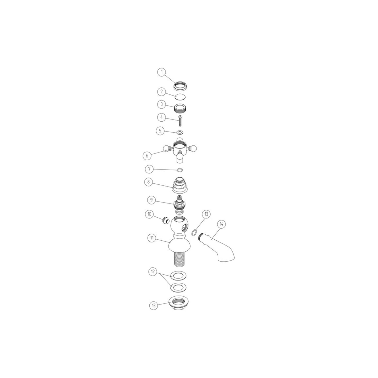 Virell Basin Pillar Taps