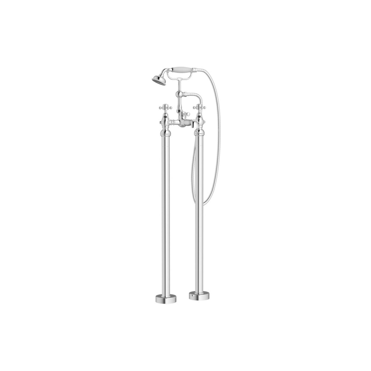 Virell Floor Standing Bath/Shower Mixer & Shower Kit
