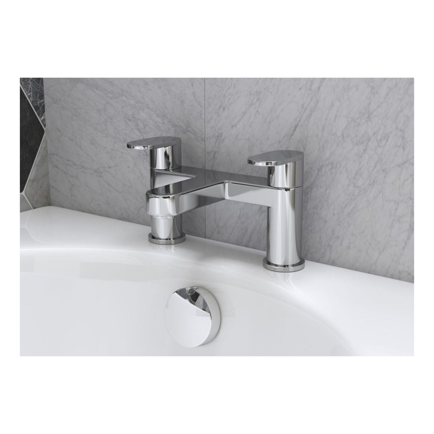 Ulvera Bath/Shower Mixer & Bracket - Chrome