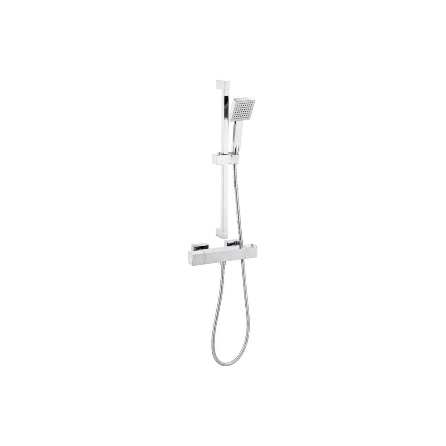 Auralen Cool-Touch Thermostatic Bar Mixer Shower - Chrome