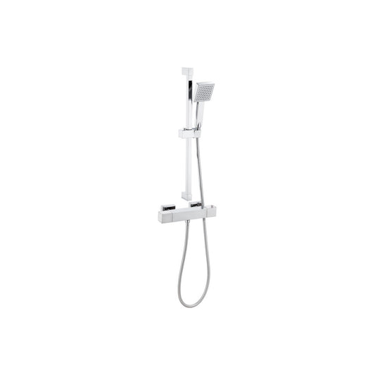 Auralen Cool-Touch Thermostatic Bar Mixer Shower - Chrome