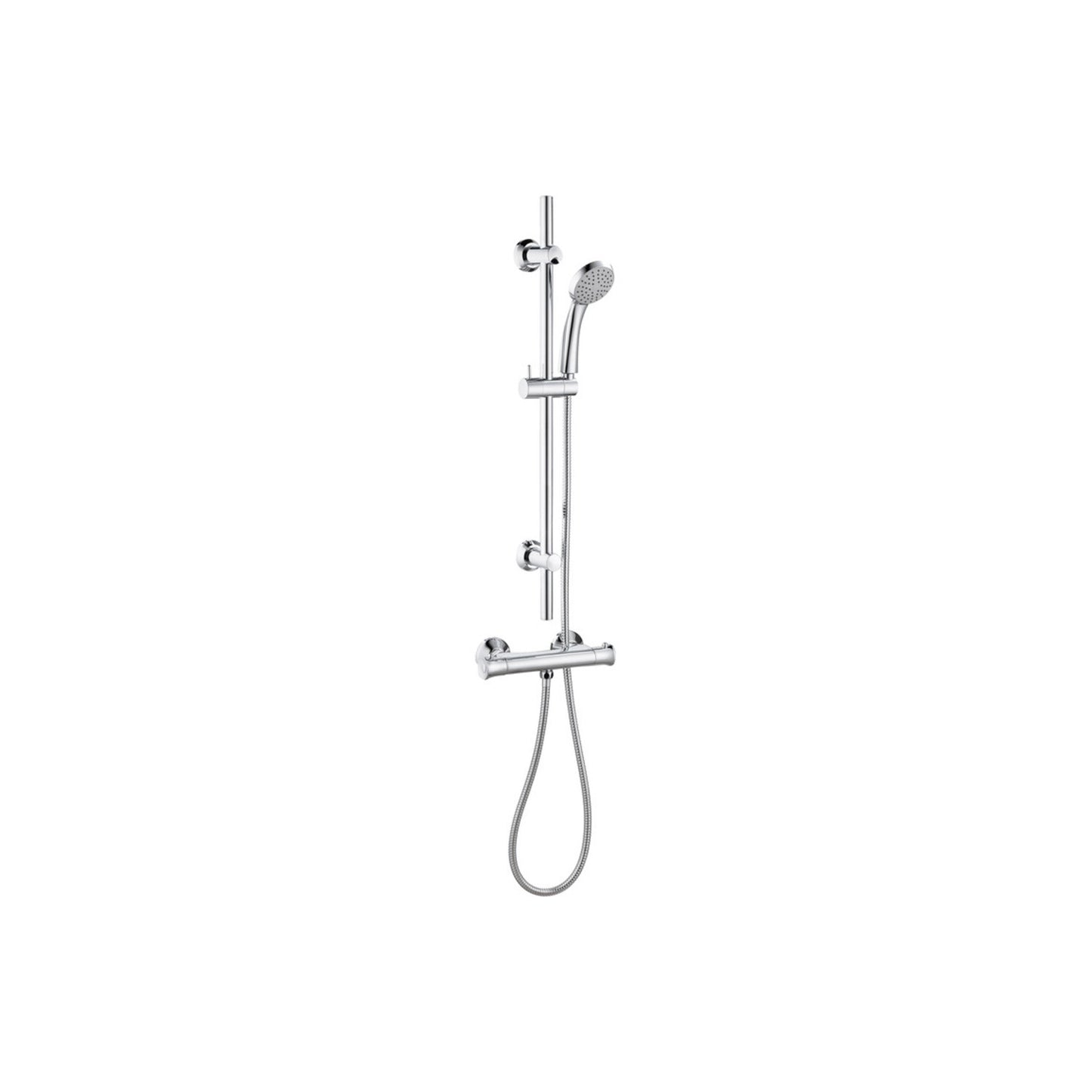 Orren Thermostatic Bar Mixer Shower - Chrome