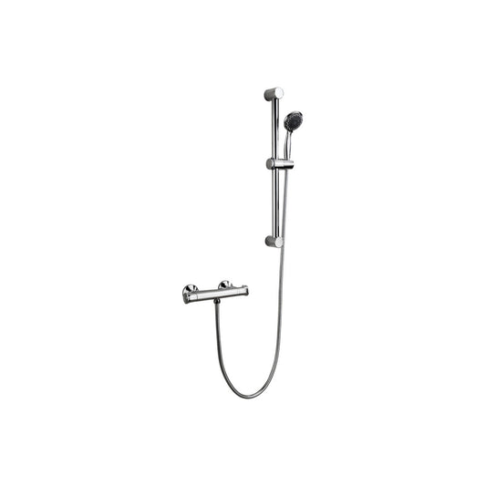 Eshari Low Pressure Thermostatic Bar Mixer Shower - Chrome