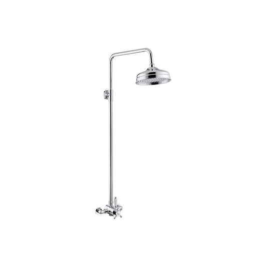 Cirava Concentric Single Outlet Shower Valve & Overhead Kit Pack 2