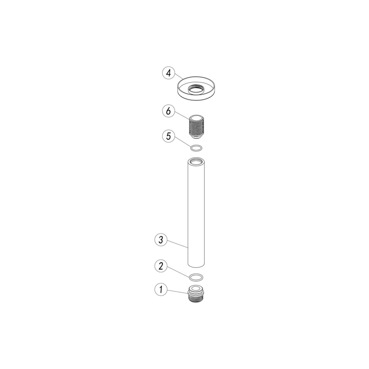 Brivana Round Ceiling Arm