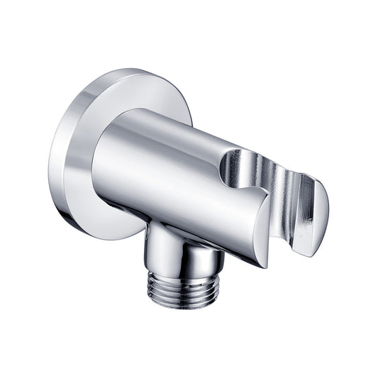 Brivana Round Handset Wall Bracket With Wall Outlet
