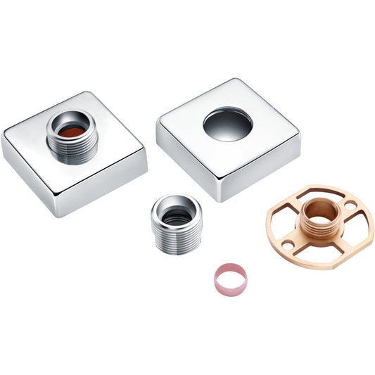 Exposed Shower Valve Fast Fitting Kit Square (Pair)