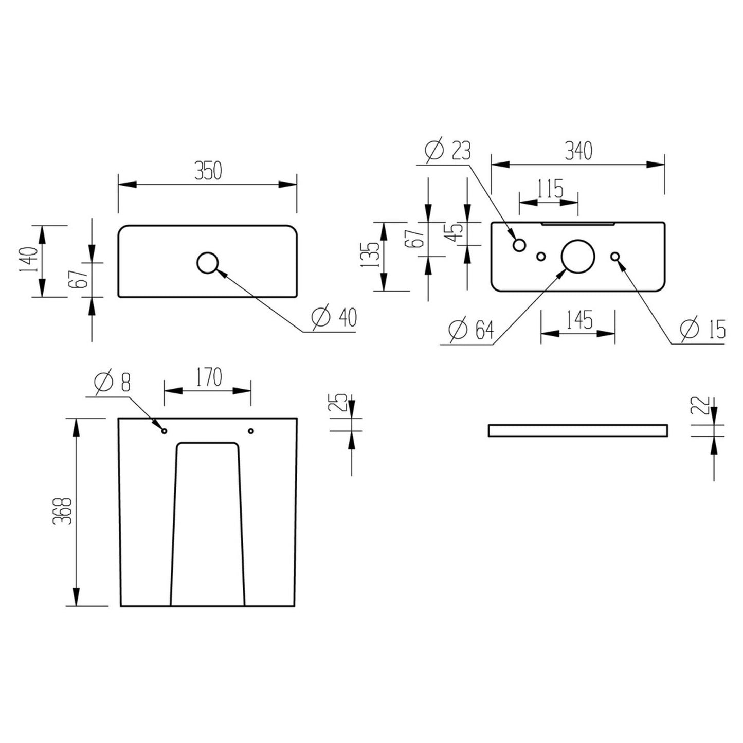 Tahlia Rimless Close Coupled Fully Shrouded Short Projection WC & Soft Close Seat