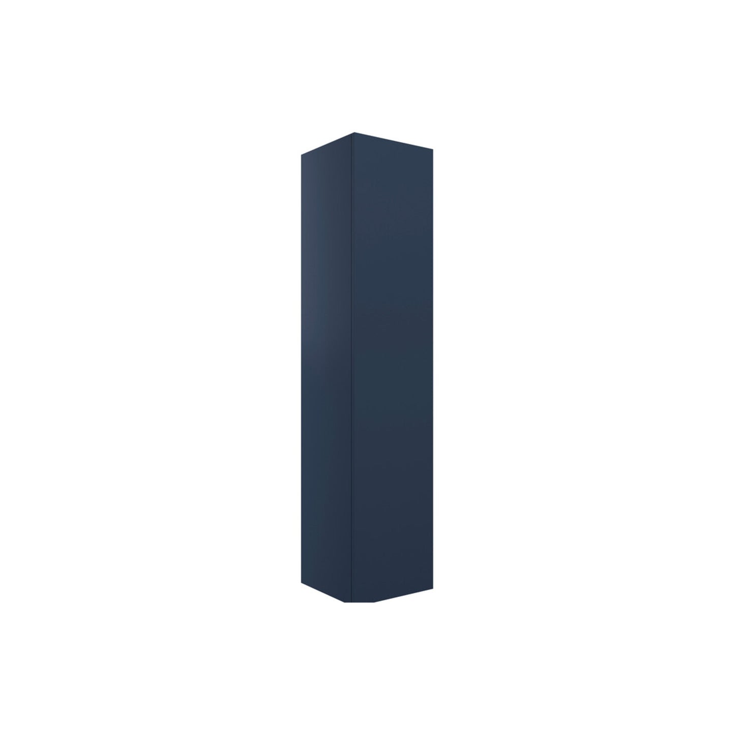 Tavira 350mm Wall Hung 1 Door Tall Unit - Matt Deep Blue