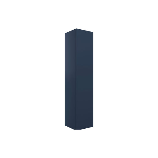 Tavira 350mm Wall Hung 1 Door Tall Unit - Matt Deep Blue