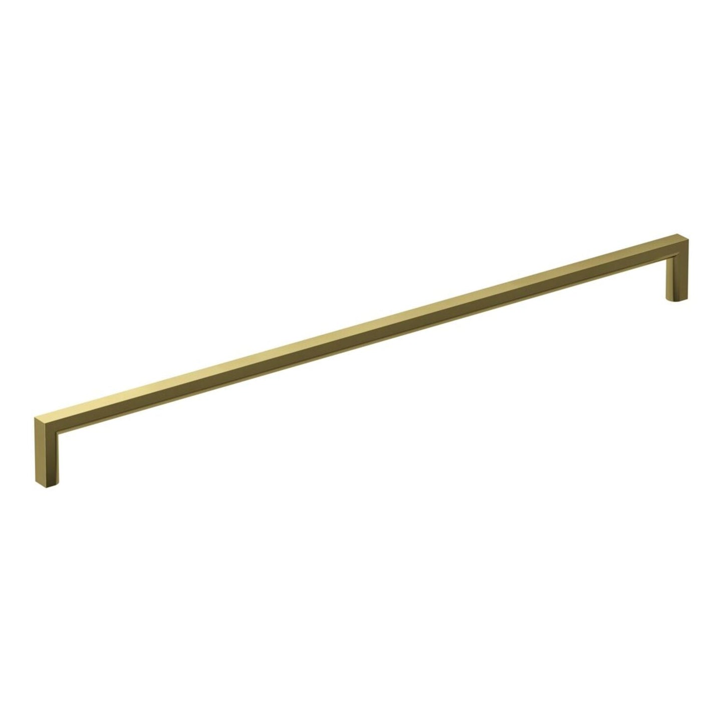 330mm Slim D-Shape Handle - Brushed Brass