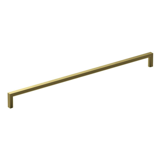 330mm Slim D-Shape Handle - Brushed Brass