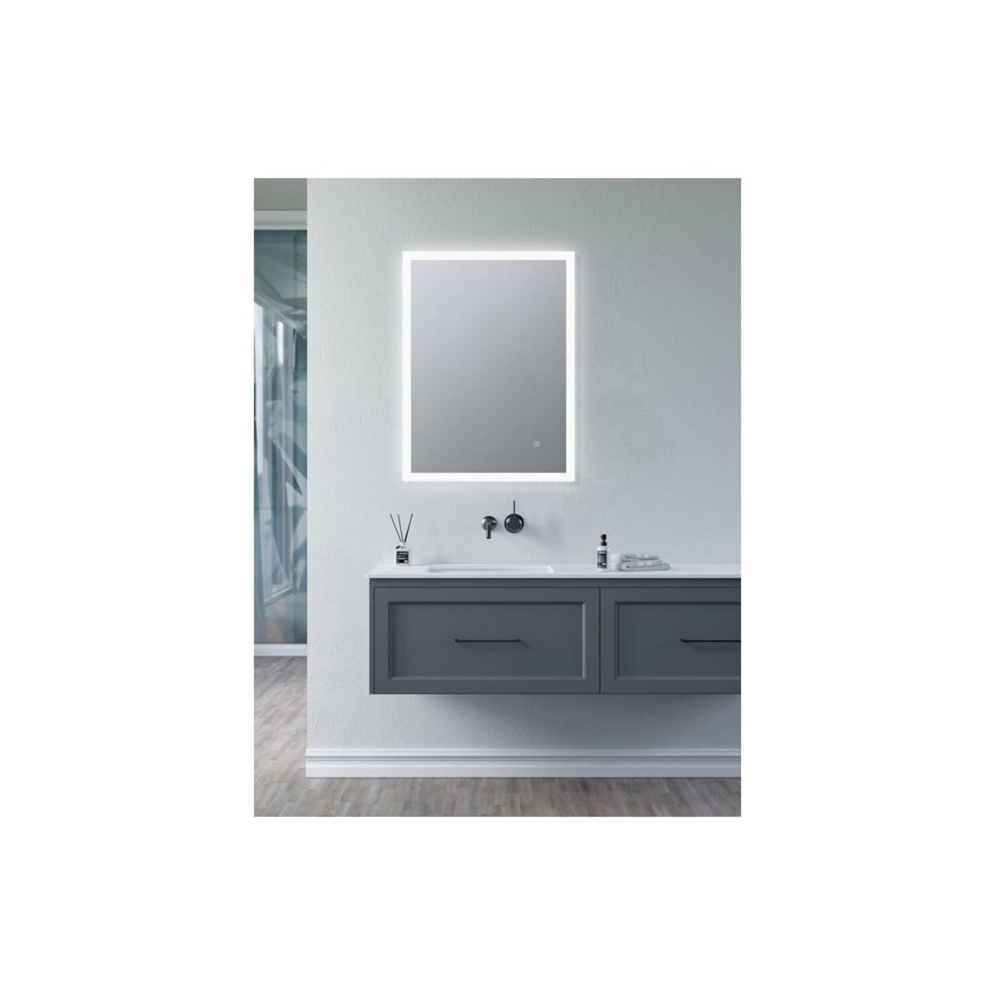Xalina Rectangle Edge-Lit LED Mirror