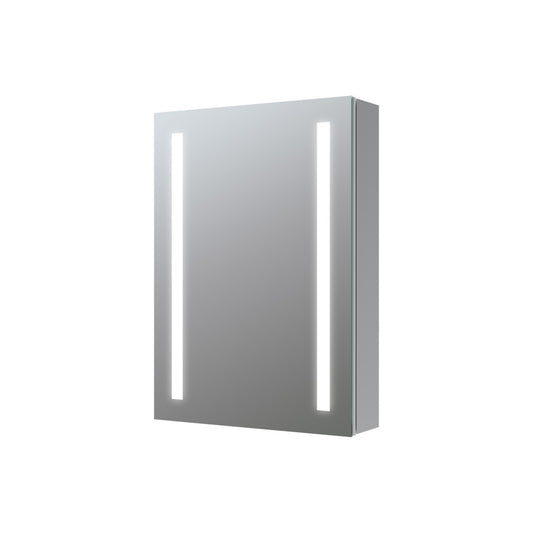 Refina 500mm 1 Door Front-Lit LED Mirror Cabinet
